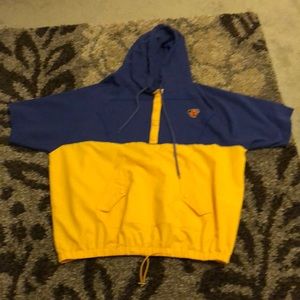 {plus} JaPaN candy stripper embroidered bear windbreaker/hoodie size2 Dolls Kill